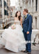 Charming Beaded Top Wedding Dress, A-Line Organza Backless Wedding Dress, KX786