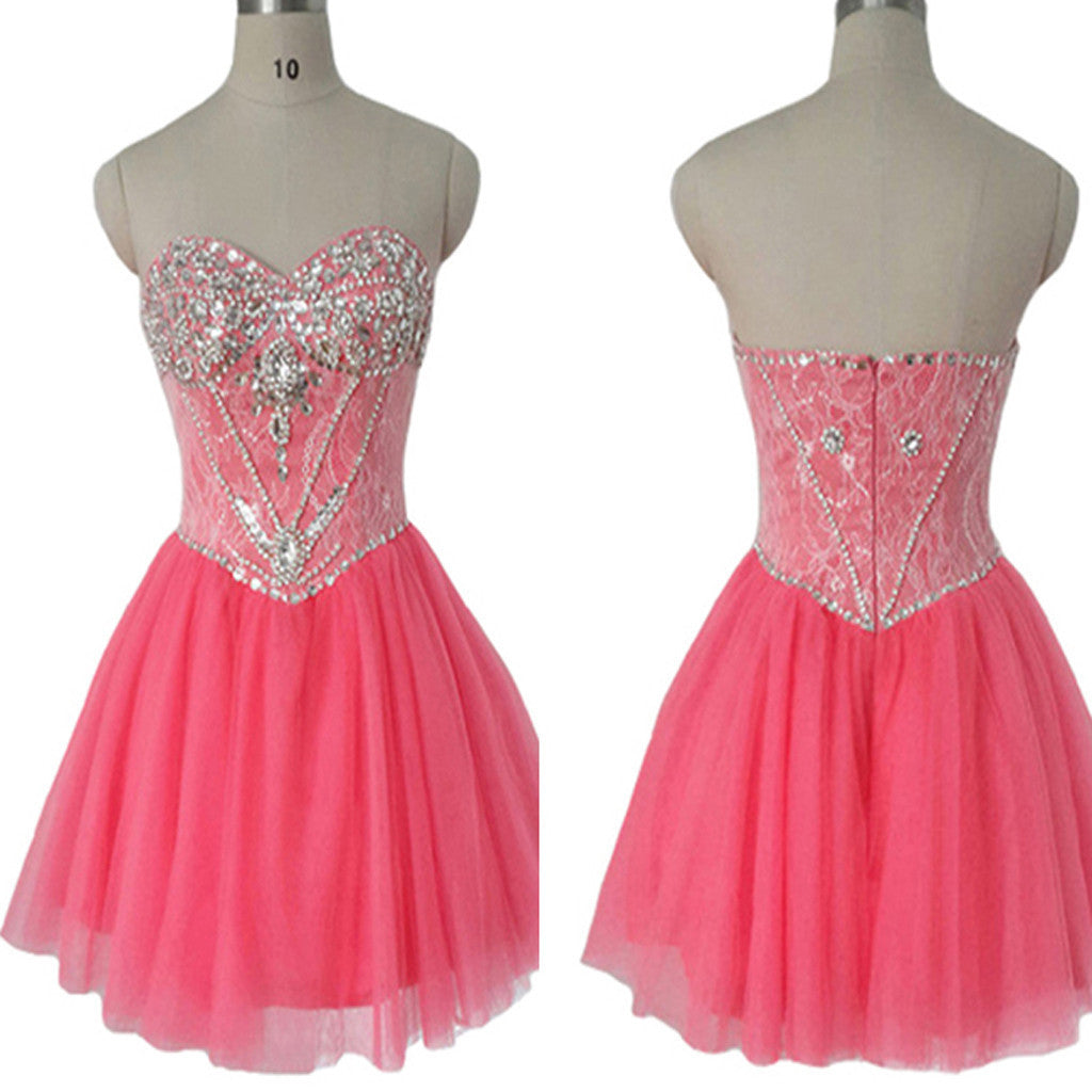 sparkly strapless mini cute off shoulder unique homecoming prom dress,BD0004
