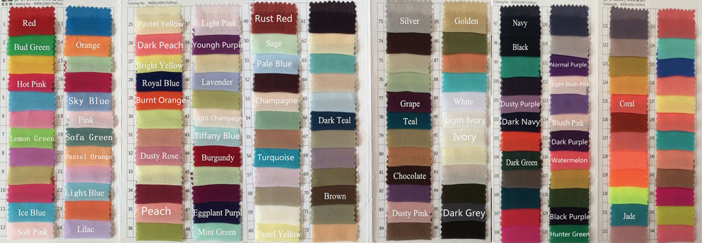 Fabric Swatch, Fabric Sample (1 color=$1, Price for each color
