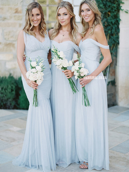 Bright blue bridesmaid dresses sales uk