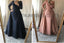 Long Sleeve Tulle Prom Dress, Soft Satin Beaded Prom Dress, Charming Prom Dress, KX105
