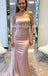 Sexy Prom Dress, Spaghetti Straps Prom Dress, Soft Satin Prom Dress, Beaded Prom Dress, Applique Prom Dress, Backless Prom Dress, KX111
