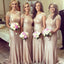 Shinning Cap Sleeve Sequin Small Round Neck Long Cheap Bridesmaid Dresses for Wedding Party, WG160