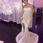 Sexy Slit Lace Mermaid Evening Prom Dresses, 2017 Long Party Prom Dress, Custom Long Prom Dresses, Cheap Formal Prom Dresses, 17077