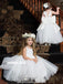 A-line Lace Top Tulle Flower Girl Dress with Bow-knot, FC2145