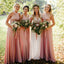 Convertible Soft Satin Bridesmaid Dress, Backless Bridesmaid Dress, Dress for Wedding, KX233
