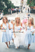 Short Convertible Backless Bridesmaid Dress, Cheap Chiffon Bridesmaid Dress, KX235