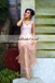 Organza Sleeveless Prom Dress, Applique Floor-Length Prom Dress, KX240