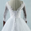 Long Wedding Dress, Tulle Wedding Dress, A-Line Bridal Dress, Spaghetti Straps Wedding Dress, Beach Wedding Dress, Backless Wedding Dress, Deep V-Neck Wedding Dress, LB0447