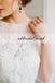 Charming Lace Short Sleeve Wedding Dress, Tulle Open-Back Wedding Dress, KX280
