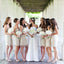 Popular Junior Lace Short Elegant Cheap Wedding Bridesmaid Dresses, WG340