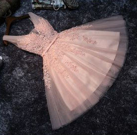 Popular pink high neck open back elegant cute for teens homecoming prom gowns dress,BD0070