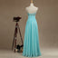Sleeveless Bridesmaid Dress, A-Line Chiffon Bridesmaid Dress, Sweet Heart Bridesmaid Dress, LB0378