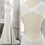 Long Wedding Dress, Lace Wedding Dress, Mermaid Bridal Dress, Open-Back Wedding Dress, Sleeveless Wedding Dress, Simple Wedding Dress, Sexy Wedding Dress, LB0450