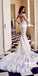 Gorgeous Lace Mermaid Long Sleeves Round Neck Wedding Dresses, FC4688