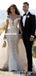 Stunning Off Shoulder Lace Backless 3D Flowers Wedding Dresses, FC4880