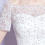 New Arrival Lace Applique Elegant Simple Design Mermaid Wedding Dress with Short Train,220006