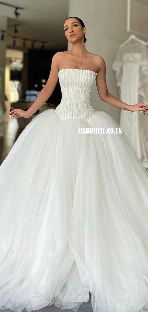 Buy LUXURY Wedding Dress EVA Full Pearls Bridal Gown off White/ivory  Handmade Wedding Dress Online in India - Etsy