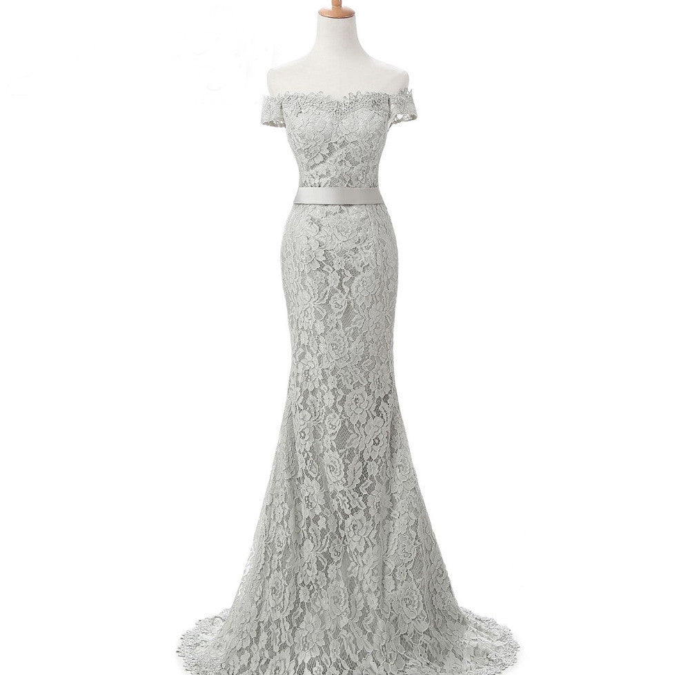 2017 Sexy Sweetheart Lace Affordable Long Bridesmaid Dresses,Off Shoulder Mermaid bridesmaid dresses,220061