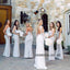Spaghetti Straps Mermaid Bridesmaid Dress, Cheap Backless Bridesmaid Dress, KX624