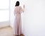 Long Chiffon V-Neck Bridesmaid Dress, Floor-Length Sexy Simple Design Bridesmaid Dress, LB0642