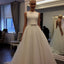 Tulle Backless Charming Wedding Dress, Sleeveless A-Line Wedding Dress, LB0672