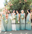 Convertible Backless Bridesmaid Dress, Chiffon Floor-Length Bridesmaid Dress, KX684
