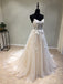 Long Wedding Dress, Spaghetti Straps Wedding Dress, Tulle Wedding Dress, Sleeveless Bridal Dress, A-Line Wedding Dress, Applique Bridal Dress, High Quality Wedding Dress, LB0736