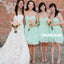 Short Knee-Length Sweet Heart Bridesmaid Dress, Cheap Chiffon Backless Bridesmaid Dress, KX779