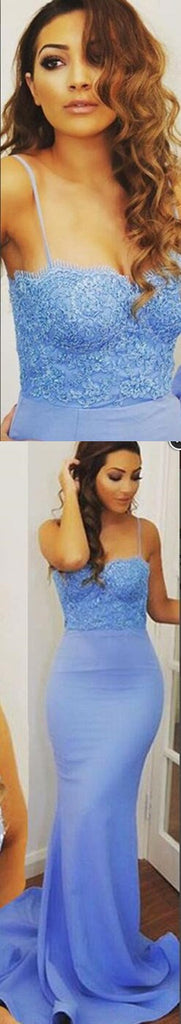 Spaghetti Straps Prom Dresses,Mermaid Prom Dresses,Blue Prom Dresses , Sexy Prom Dresses,Cocktail Prom Dresses ,Evening Dresses,Long Prom Dress,Prom Dresses Online,PD0151