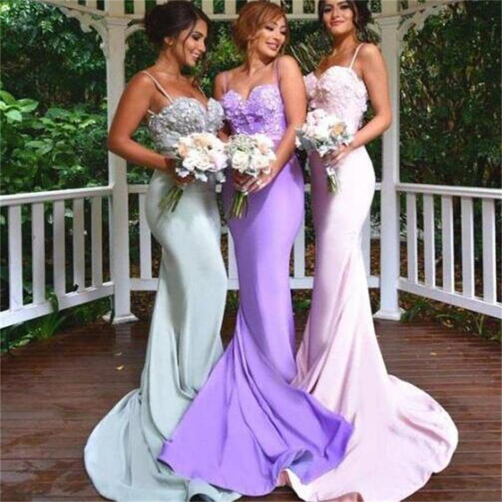 Spaghetti Straps Bridesmaid Dresses, Mermaid Prom Dresses, Popular Prom Dresses, Sexy Prom Dresses, Custom Bridesmaid Dresses,Discount bridesmiad Dresses,PD0036