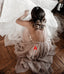 Mismatched Tulle A-Line Backless Applique Elegant Bridesmaid Dress, FC1733