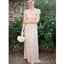 Honest Chiffon One-Shouder Backless Bridesmaid Dress, Charming Floor-Length Bridesmaid Dress, FC2051