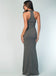 Elegant Mermaid Double FDY Sleeveless Floor-Length Bridesmaid Dress, FC2733