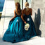 Mismatched Deep V-Neck Bridesmaid Dress, Backless Sexy Cheap Long Bridesmaid Dress, KX1448