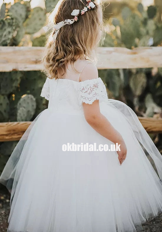 Little Girl Wedding Dresses, Baby Girl Dress Special Occasion, Baby Wedding  Dress Tulle, Toddler Wedding Outfit, Baby Girl Ivory Dress - Etsy