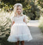 Cheap Tulle Lace Flower Girl Dresses, Simple Backless Popular Little Girl Dresses, KX986