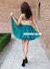 Spaghetti Straps Tulle Homecoming Dress, Backless A-Line Junior School Dress, KX1078
