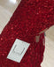 Charming One-shoulder Red Sequin Cross-back Homecoming Dress, FC6135