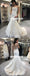 Sexy Mermaid Lace Sleeveless Wedding Dress, Vintage Tulle Sheath Bridal Dress, LB0947