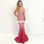 Gradual Sequin Mermaid Prom Dress, Sparkle Beaded Two Pieces Prom Dress, KX1251