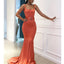 Satin Mermaid Backless Simple Sleeveless Long Prom Dresses, FC1891
