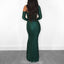 Newest Different Colors Mermaid One Shoulder Long Sleeves Slit Prom Dress, FC4139