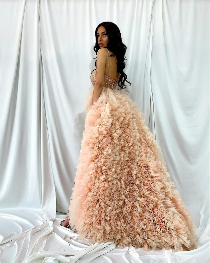 Stunning Sweetheart Sapghetti Straps Prom Dresses with Detachable skirt, FC6225