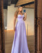 Charming A-line Sweetheart Sleeveless Satin Prom Dresses, FC6471