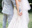 Lace Charming Mermaid Bridal Dress, Tulle Backless Cheap Long Wedding Dress, FC1473