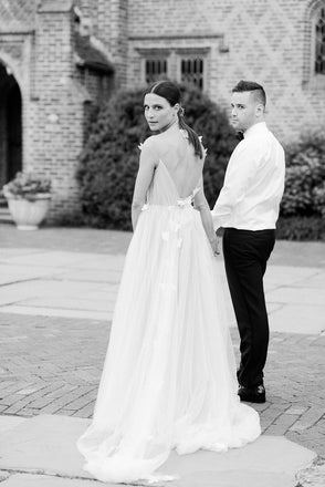 Sheath Open Back Side Slit Cheap Popular Wedding Dresses, WD0123