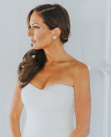 Long Simple Design Mermaid Wedding Dress, Tulle Sweet Heart Backless Wedding Dress, KX1134