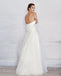 Gorgeous A-line Organza Sweetheart Backless Wedding Dresses, FC4787